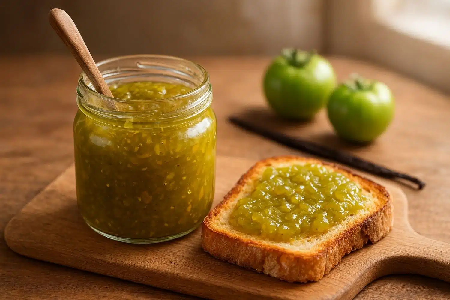 Confiture de tomates vertes