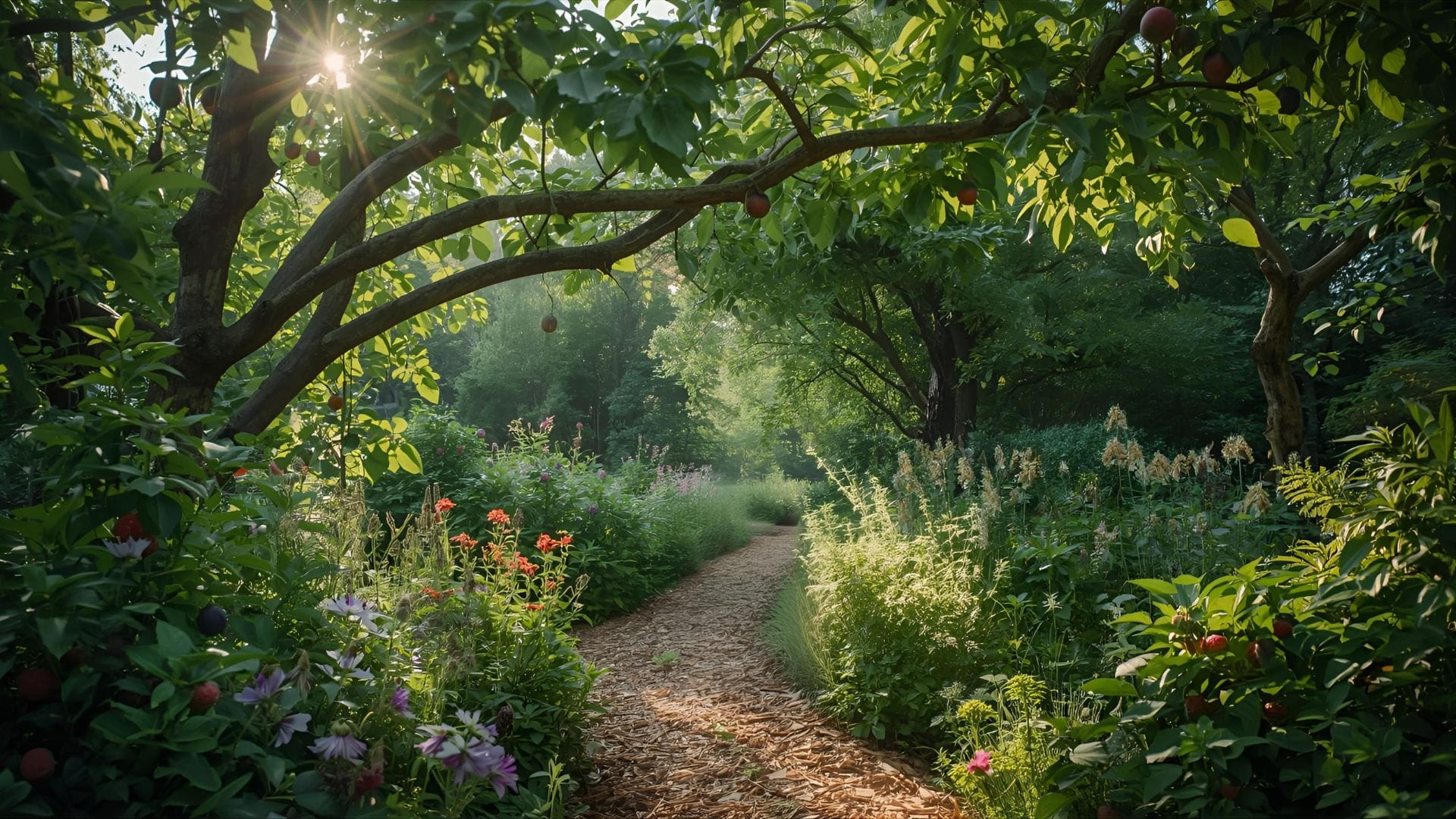 Jardin forêt