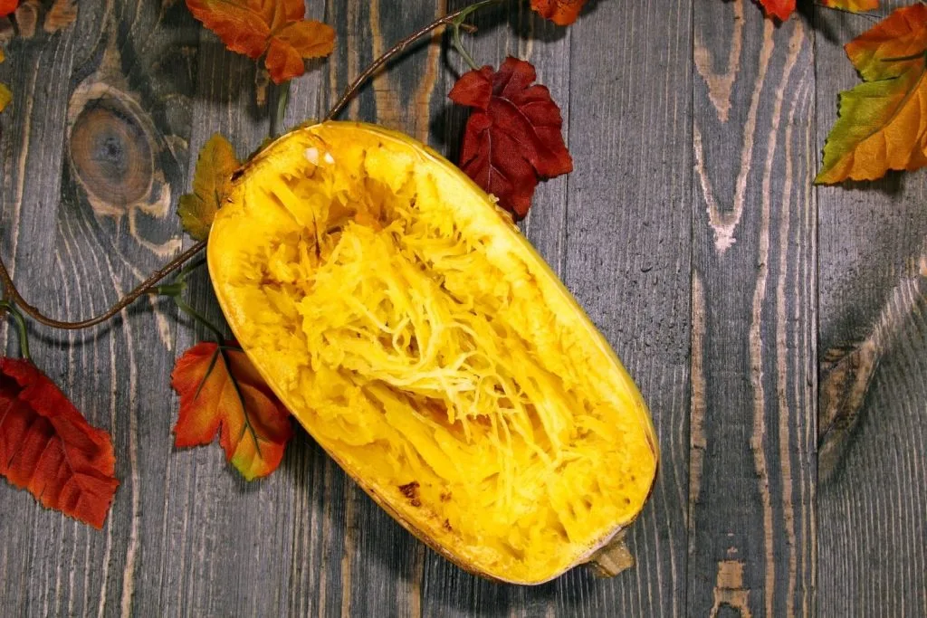Moitié de courge spaghetti