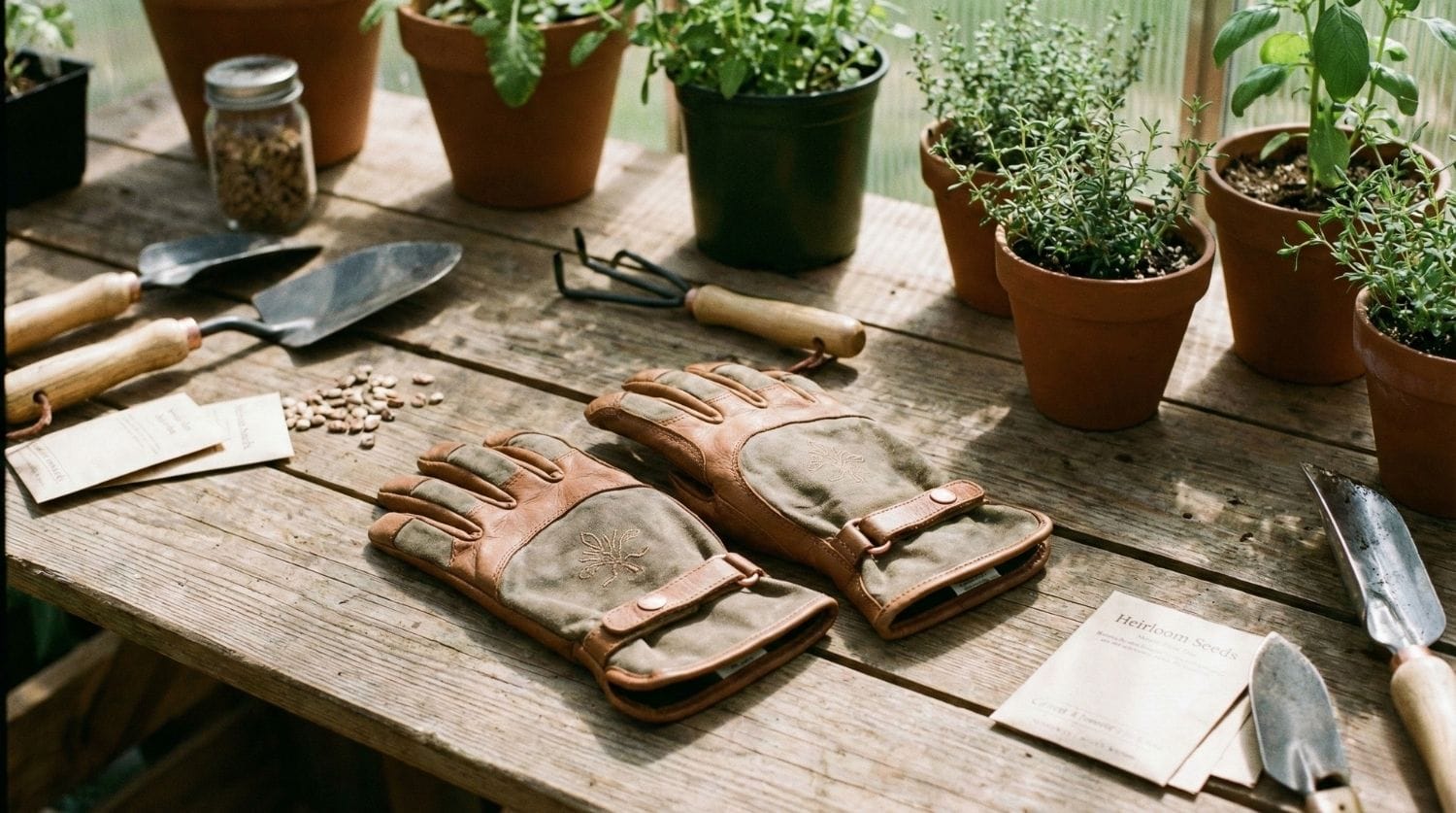 Des gants de jardinage stylés