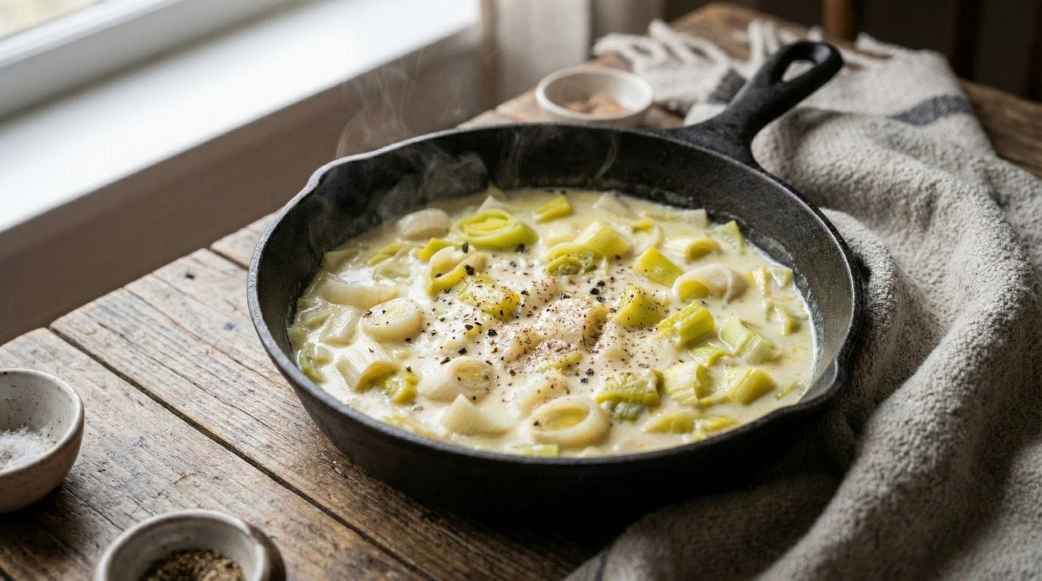 Fondue de poireaux : La recette ultra fondante