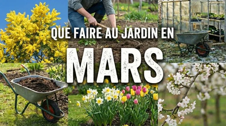Que faire au jardin en mars