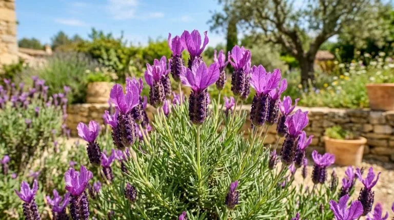 lavande papillon