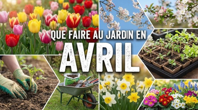 que faire au jardin en avril