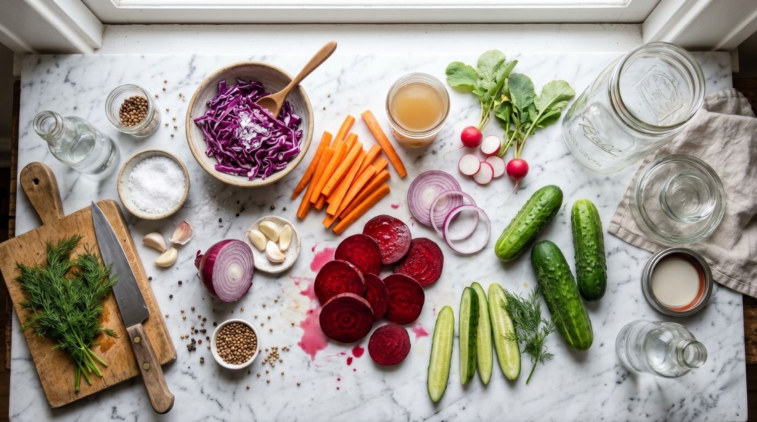 légumes pour lacto-fermentation