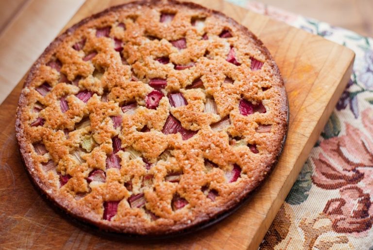 Tarte à la rhubarbe