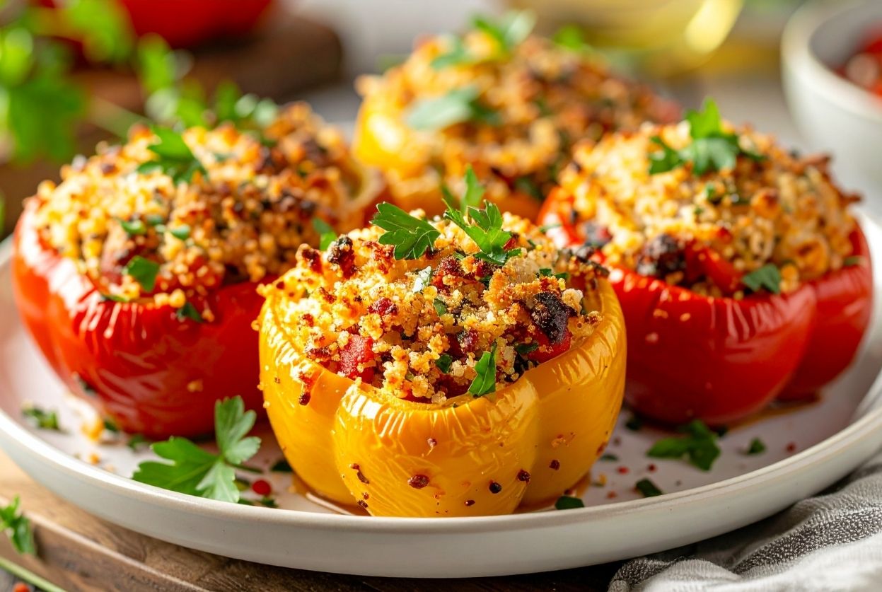 Poivrons farcis traditionnels : la vraie recette