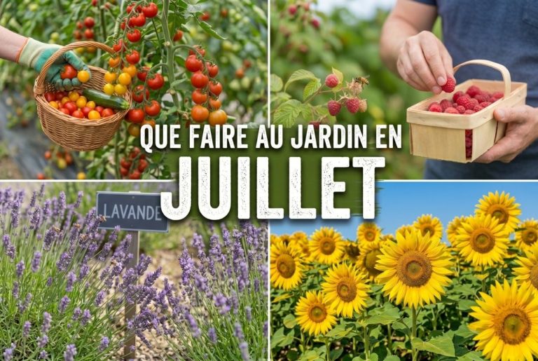 Que faire au jardin en juillet : Le calendrier complet