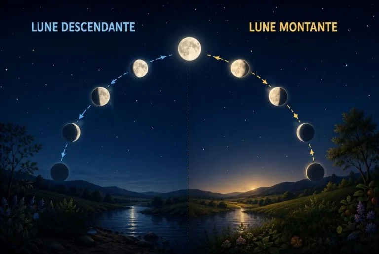 Lune montante et descendante : 5 gestes à connaître