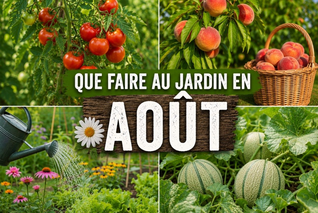 Que faire au jardin en août ? Le calendrier complet