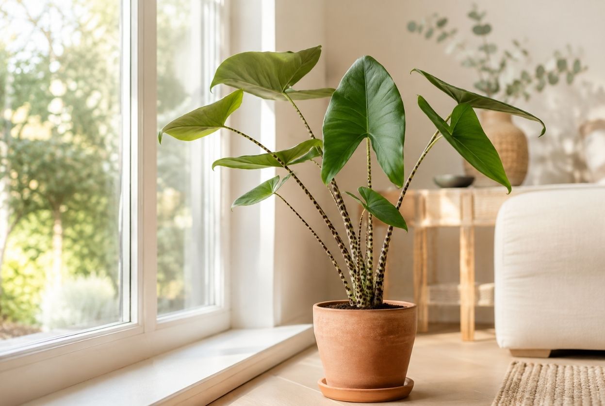 alocasia zebrina