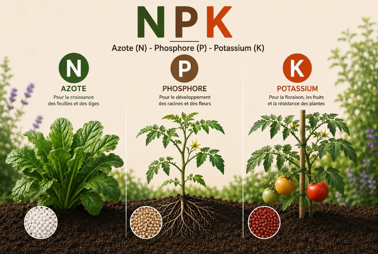 Engrais NPK : Explications, dosages et calendrier