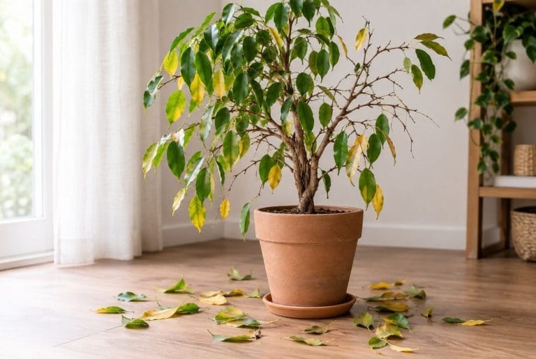 Ficus qui perd ses feuilles : Cause et solution