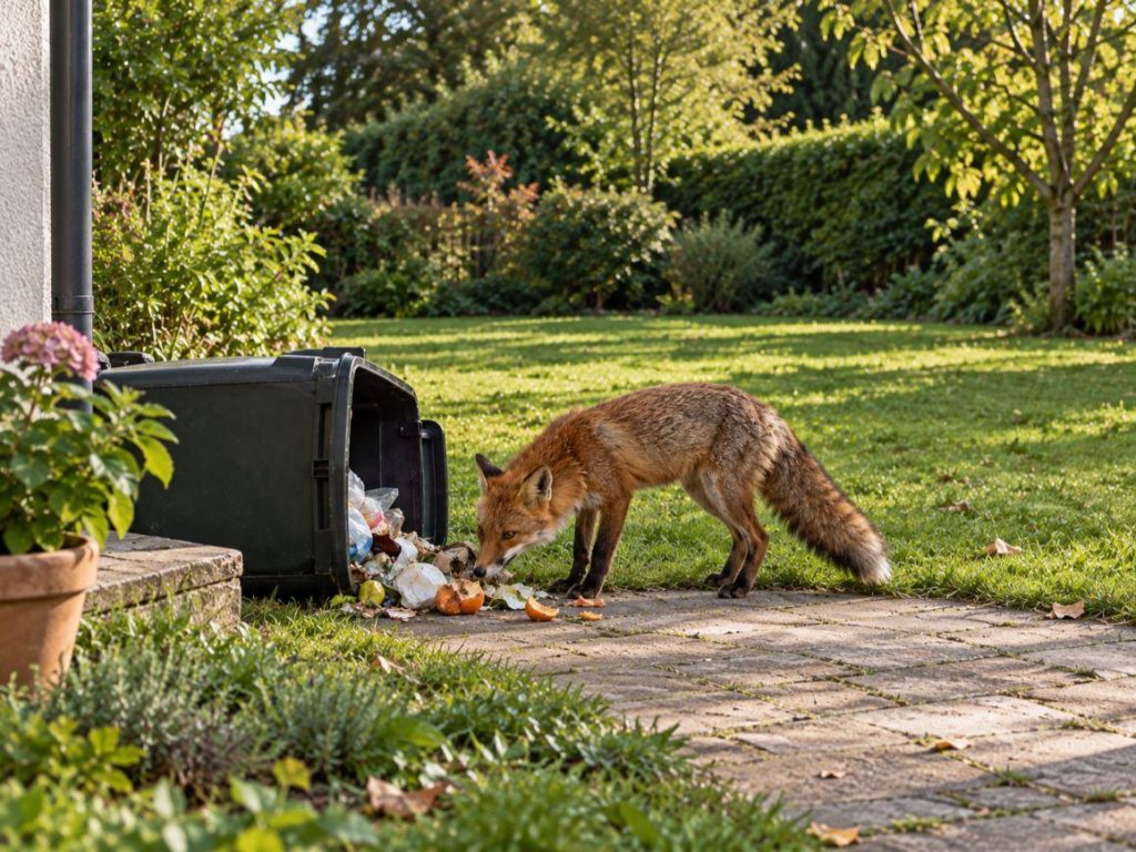 trou de renard dans le jardin